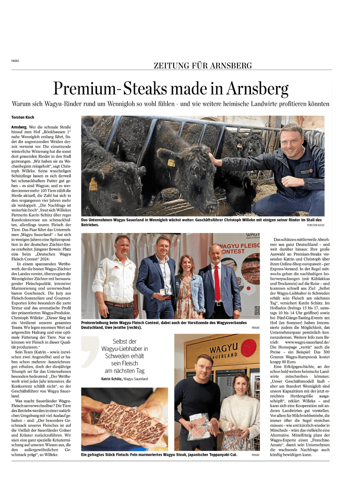 PREMIUM STEAKS MADE IN JAPAN