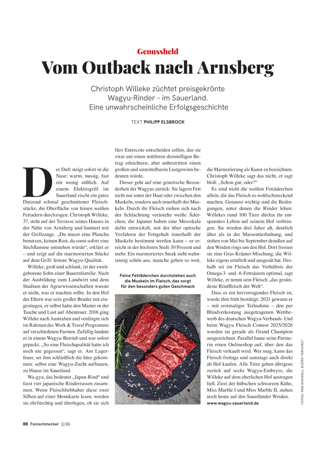 FEINSCHMECKER - VOM OUTBACK NACH ARNSBERG