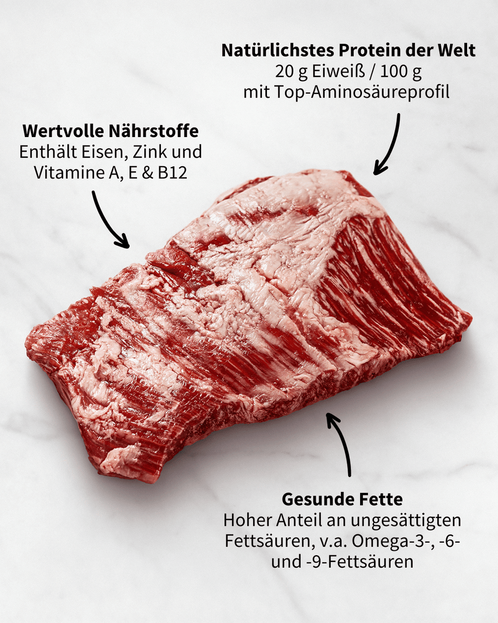 Wagyu Skirt Steak, erhalte dein Energieniveau und allgemeine Gesundheit