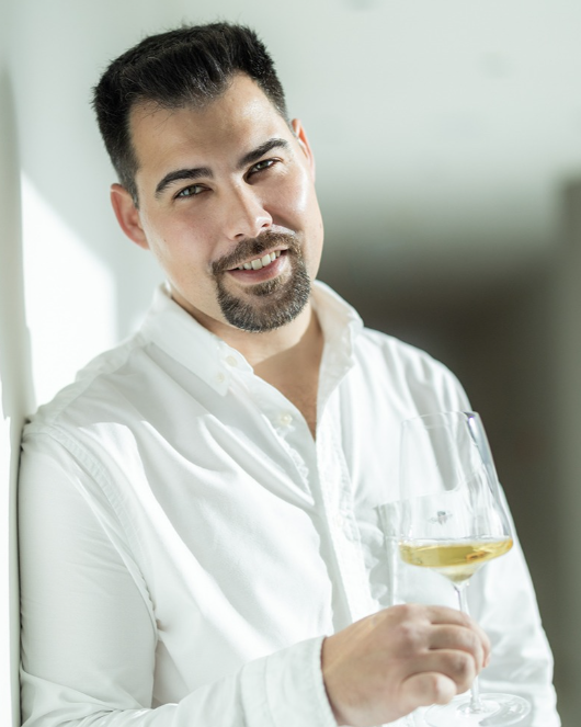 Wein Sommelier Miguel da Silva, Wein und Beef Tasting